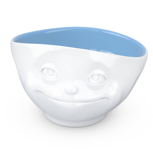 16 Oz. Bowl, Dreamy Face, Ocean Color Inside