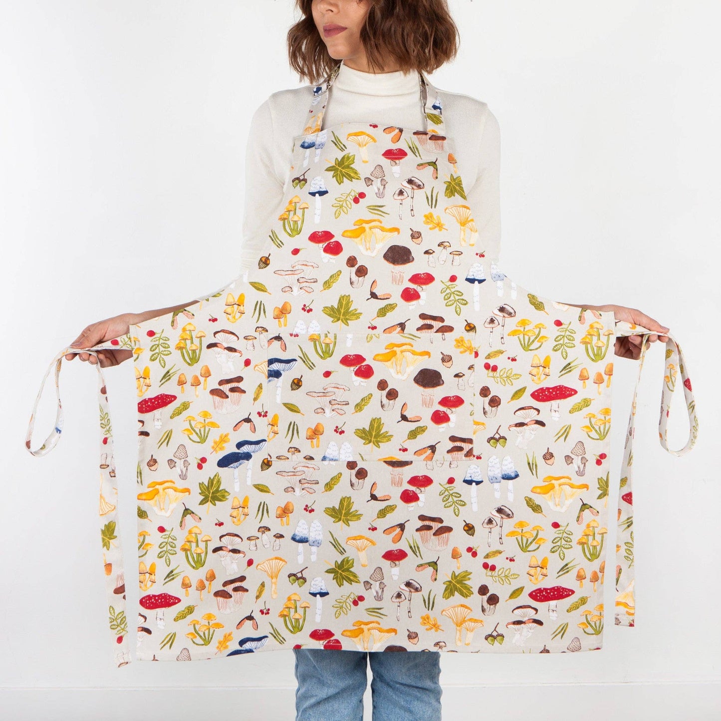 Now Designs by Danica - Field Mushrooms Chef Apron