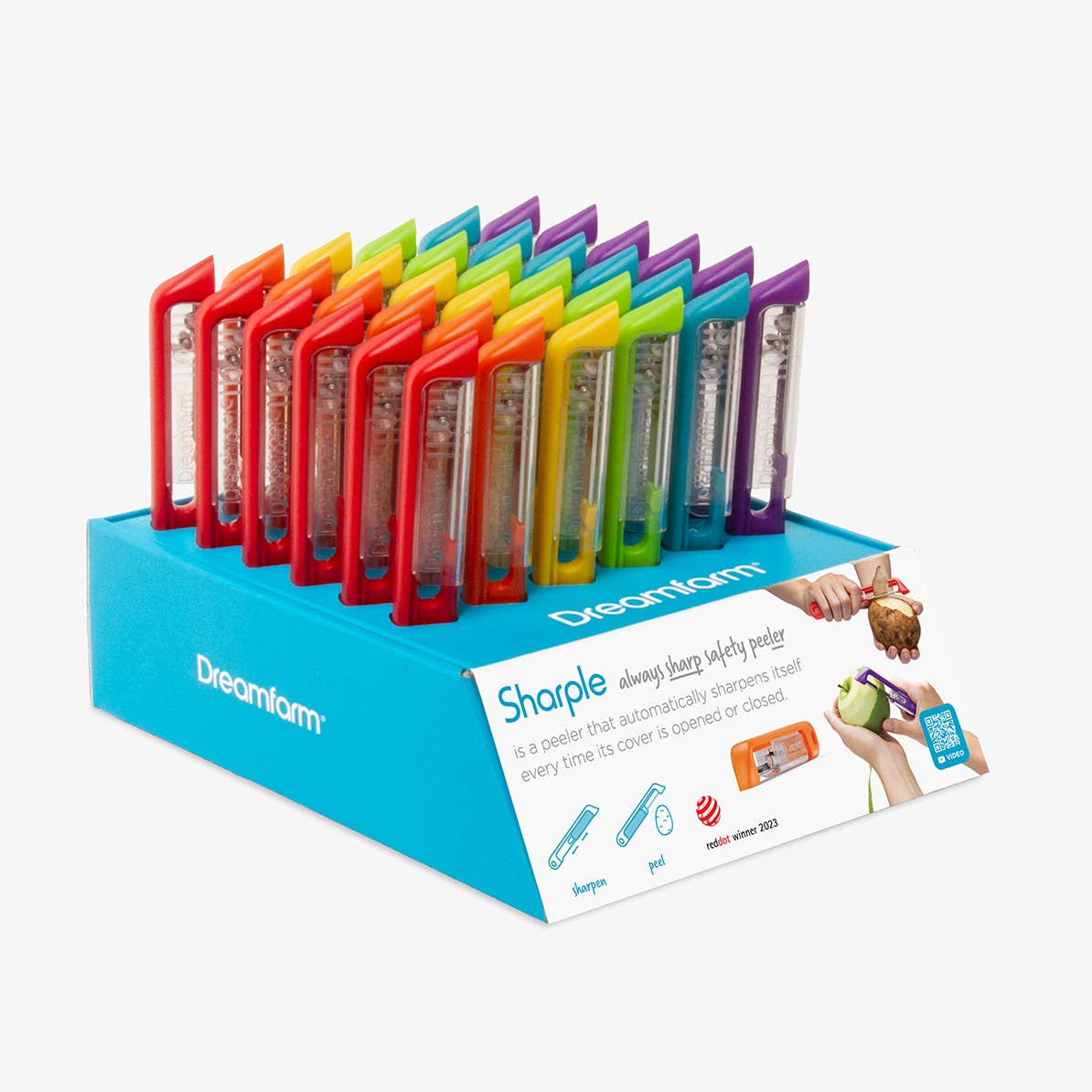 Dreamfarm - Sharple® - Self-sharpening Safety Peeler - CDU