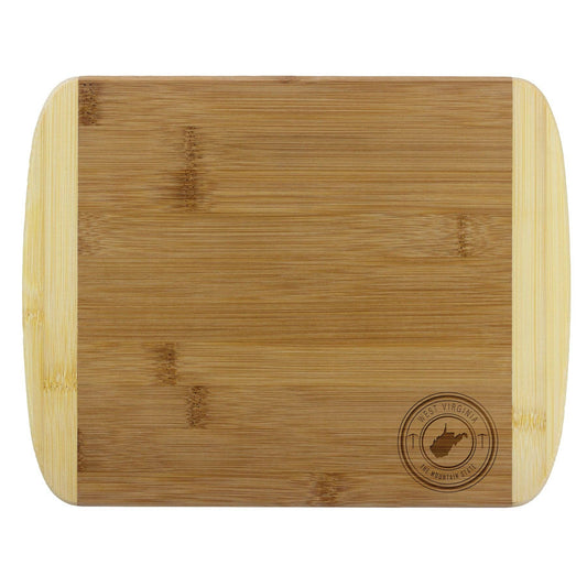 Totally Bamboo - West Virginia State Stamp 11" Bamboo Cutting Board