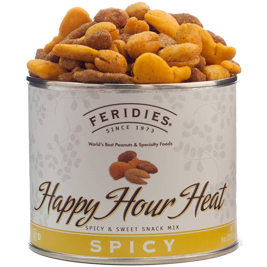 Feridies  9oz Tin Happy Hour Heat Snack Mix