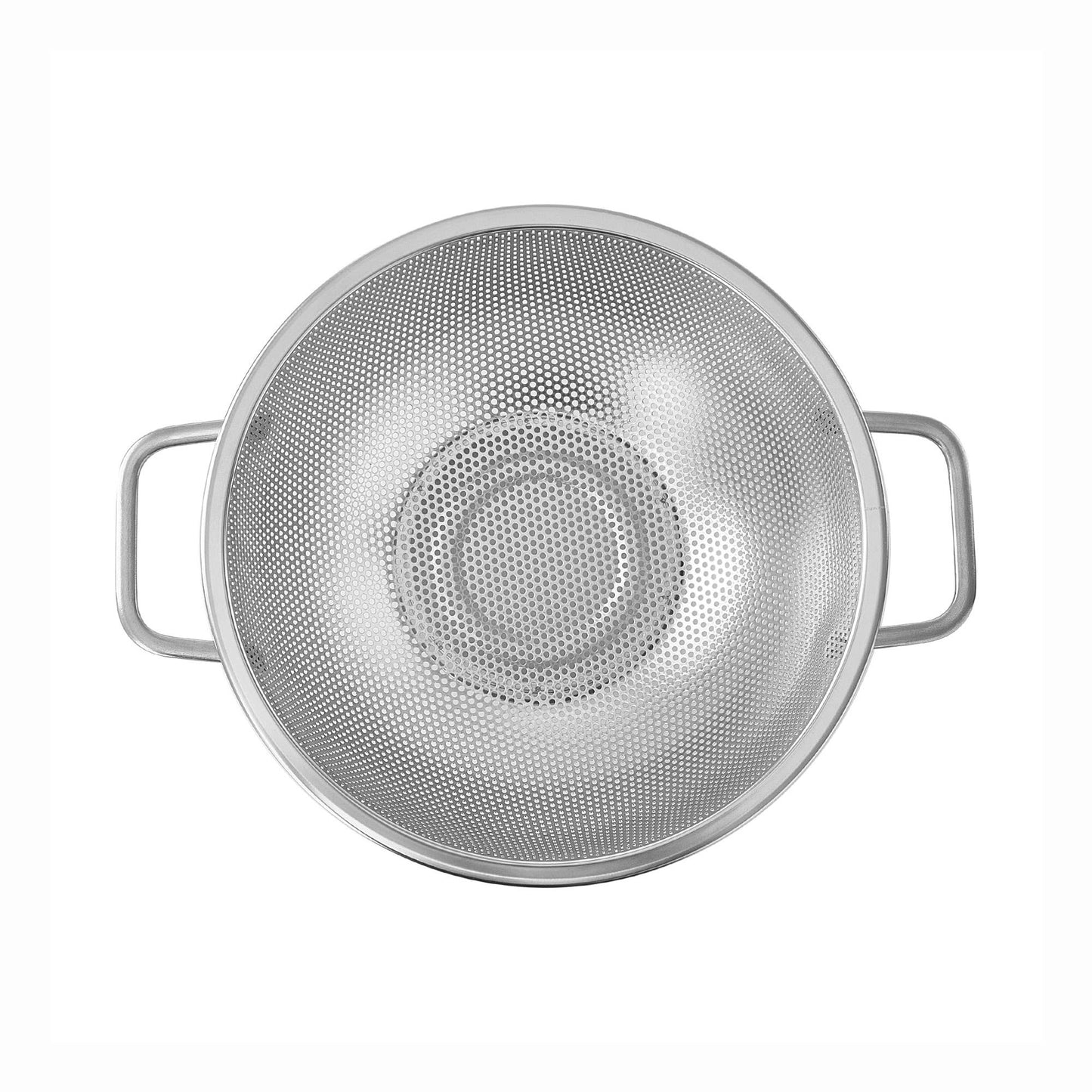 Fox Run Large Stainless Steel Colander, 3 Quart Strainer