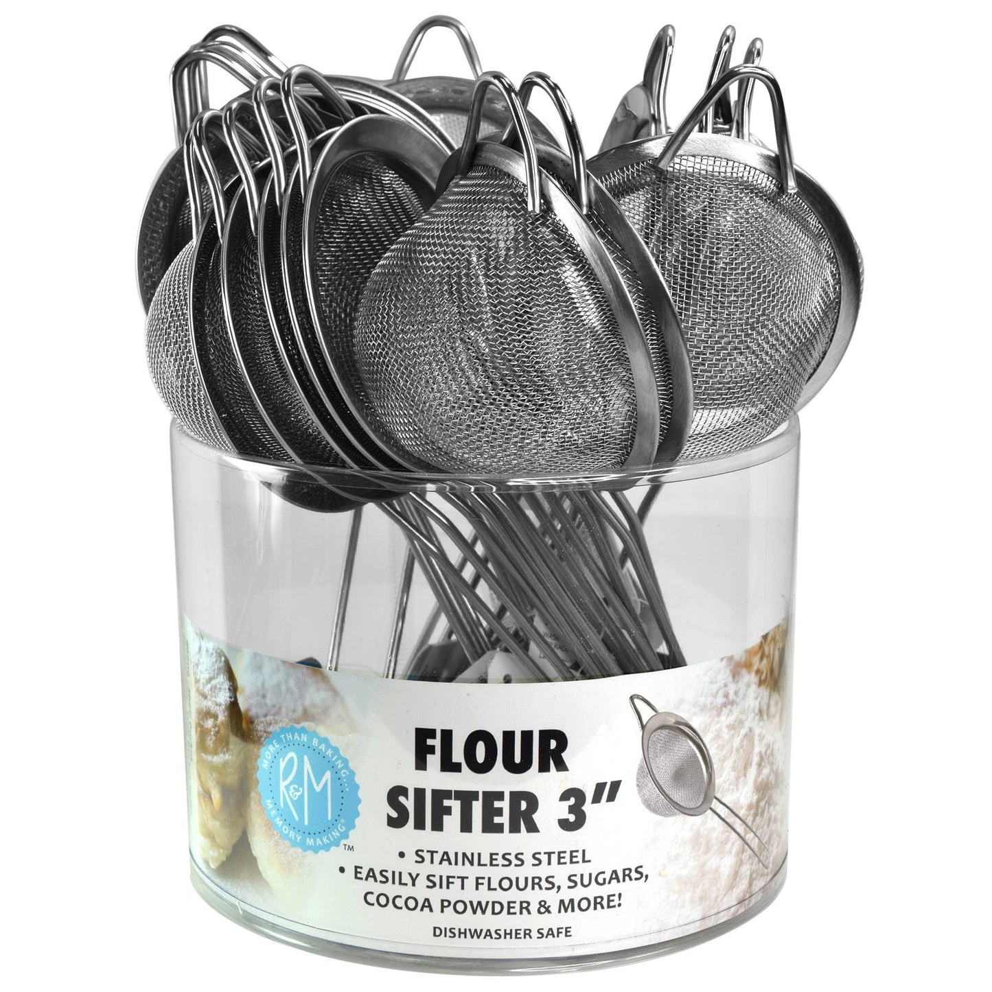R&M International - Flour Sifter 3" Bucket /16
