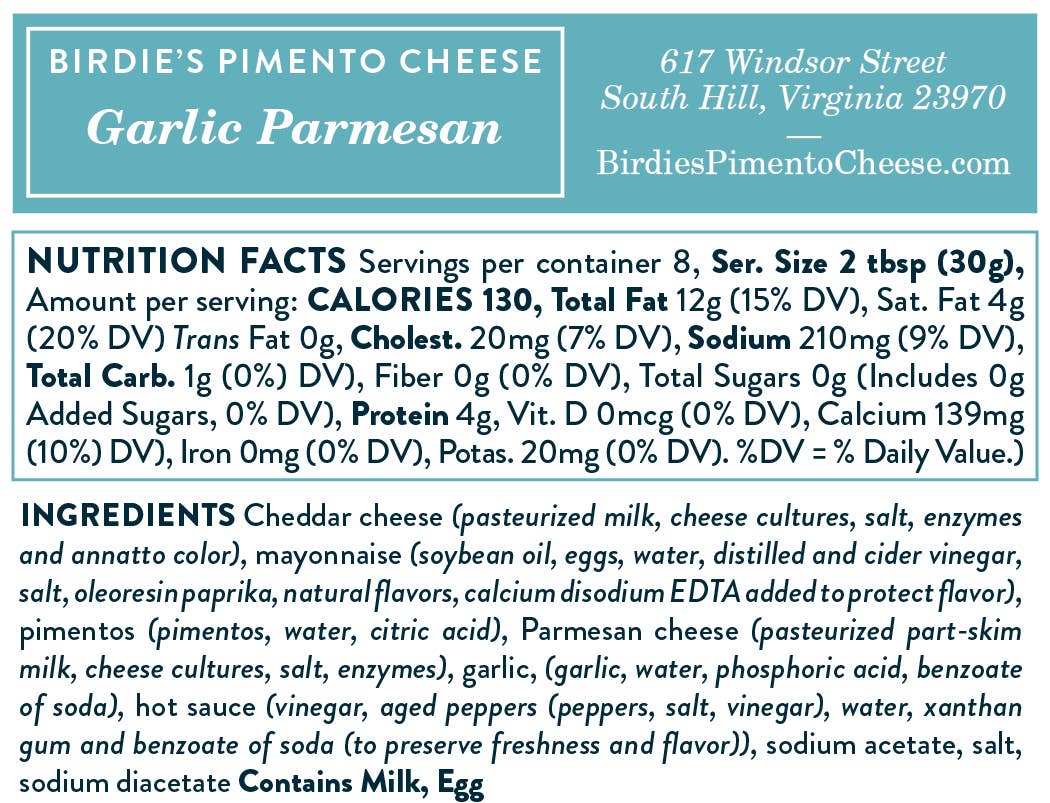 Birdie's Pimento Cheese - Booster Pack: Click the box, give us the details