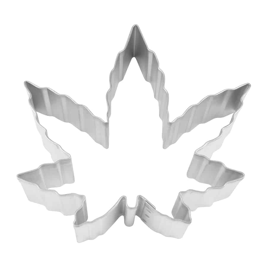 R&M International - Marijuana Leaf Cookie Cutter (4")
