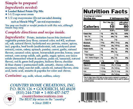 Country Home Creations - Loaded Baked Potato Dip Mix