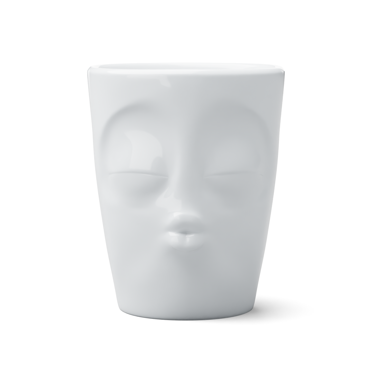 Coffee Mug with Handle, Kissing Face
