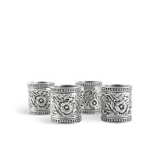 Vagabond House Concho Pattern Napkin Rings Set of 4