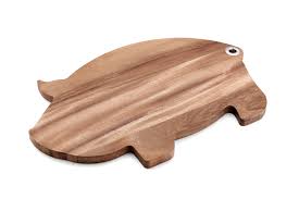 Fox Run Ironwood Pig Shaped Cutting Board
