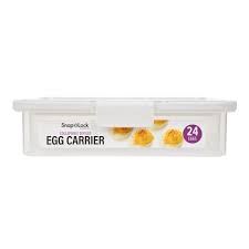 Snap Lock Collapsible Deviled Egg Carrier