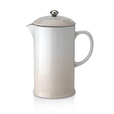Le Creuset Coffee Pot & Press - 34 oz - White