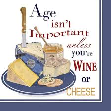 Wine or Cheese Beverage Napkin