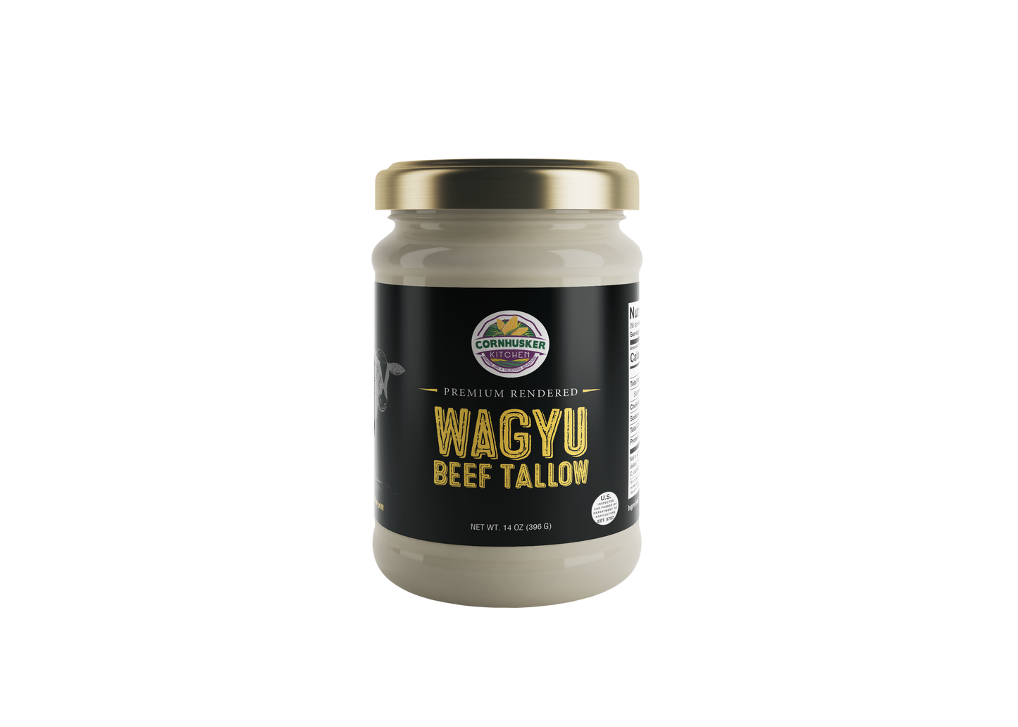 14 oz Jars - Premium Rendered Wagyu Beef Tallow