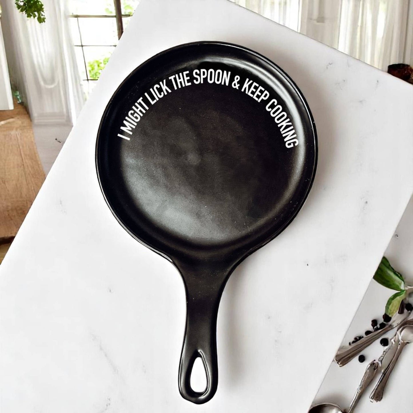 Lick The Spoon | Spoon Rest + Wooden Spoon Gift Set
