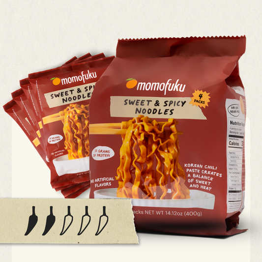 Momofuku - Sweet & Spicy Noodles | Instant Ramen | Noodles | Mild