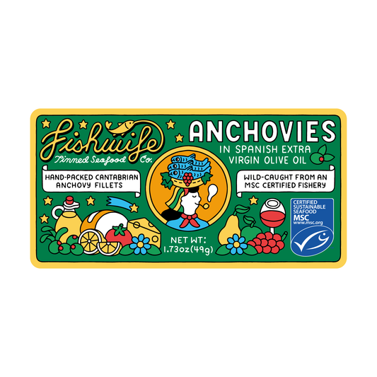 Fishwife - Cantabrian Anchovies in Extra Virgin Olive Oil