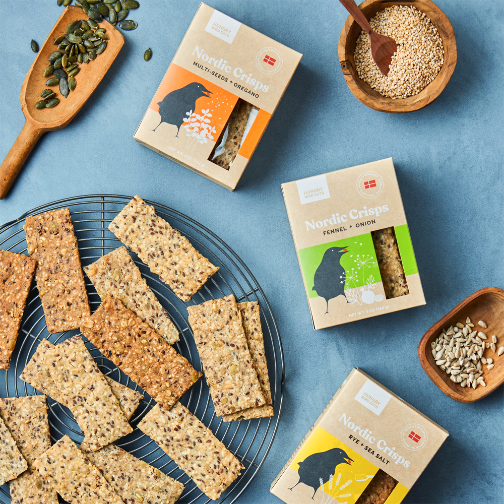 Hungry Bird Nordic Crisps Fennel + Onion