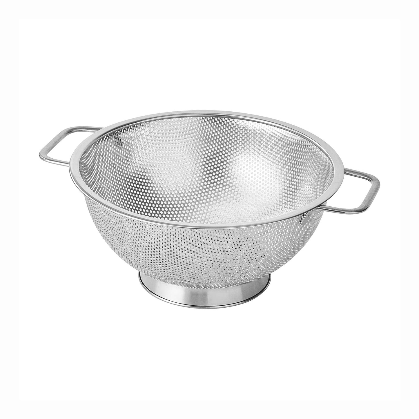 Fox Run Large Stainless Steel Colander, 3 Quart Strainer