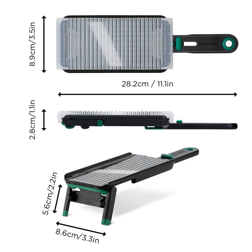 Dreamfarm - Nocutu® - Adjustable Mandoline with Flexible Finger Guard