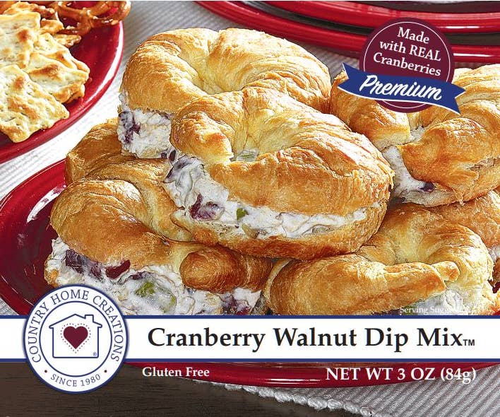Country Home Creations - Cranberry Walnut Dip Mix