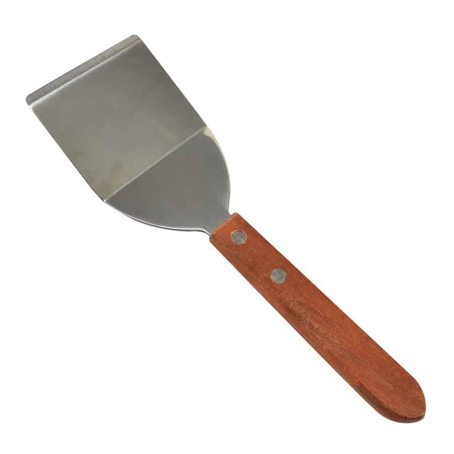 Spatula 7.5" W/ Wood Handle Bucket /24