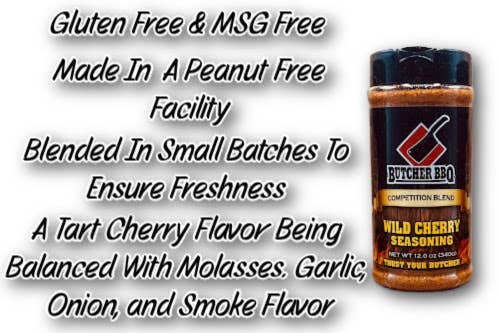 Butcher BBQ Inc - Wild Cherry Flavor Rub / Barbecue Seasoning / Spice