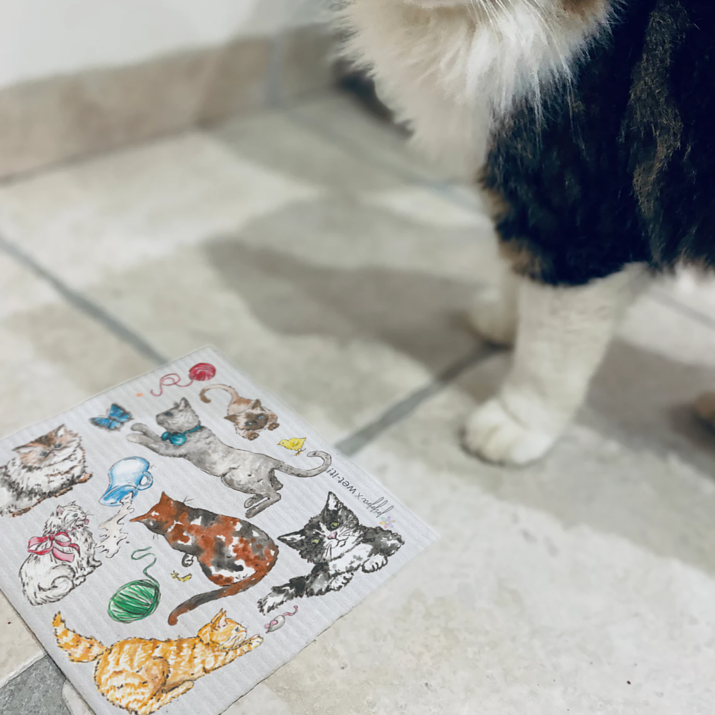 Wet-it! - Fine Feline Swedish Cloth