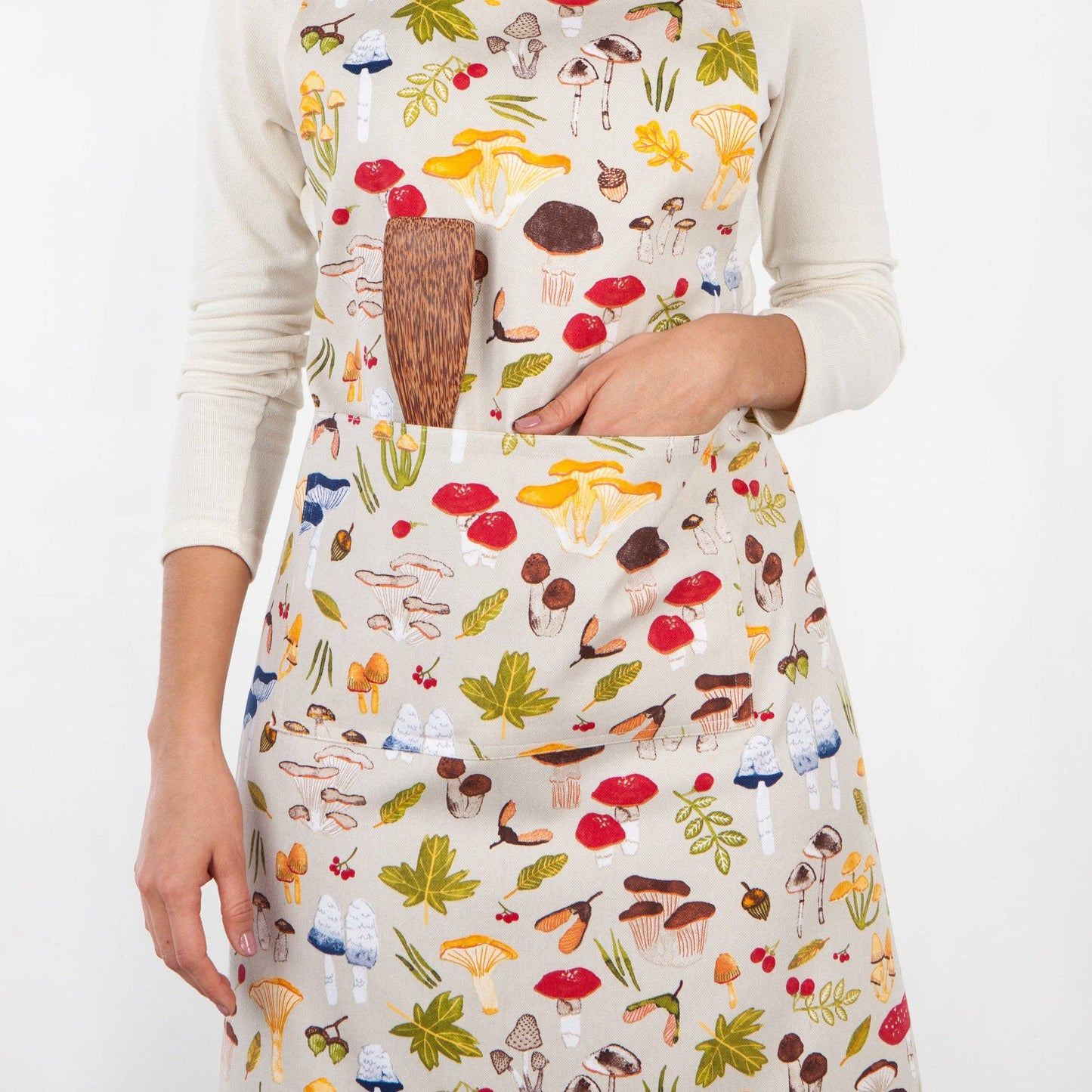 Now Designs by Danica - Field Mushrooms Chef Apron