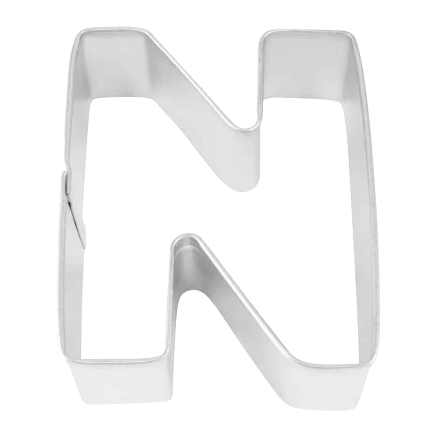 R&M International - Letter N Cookie Cutter (3")