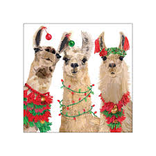 PPD Merry Llamas Napkin