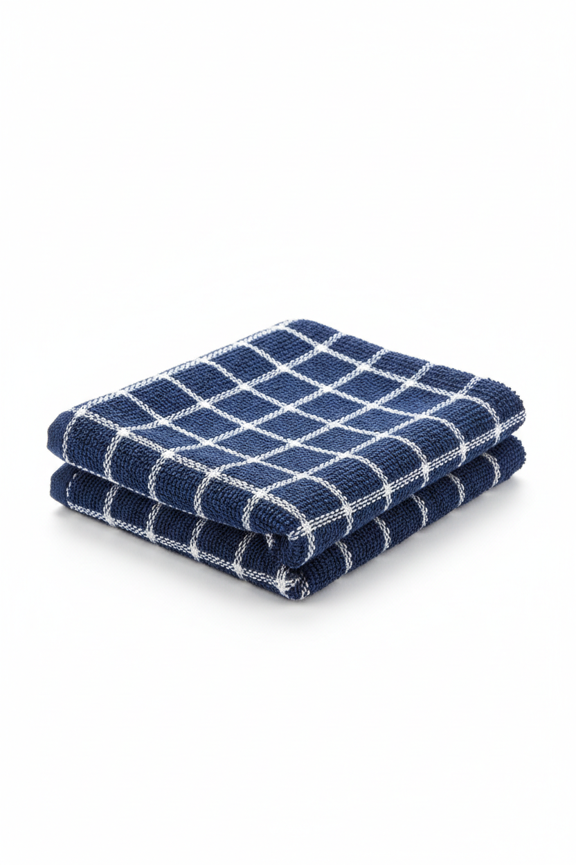 Mrs. Anderson's Terry Kitchen Towel - Navy