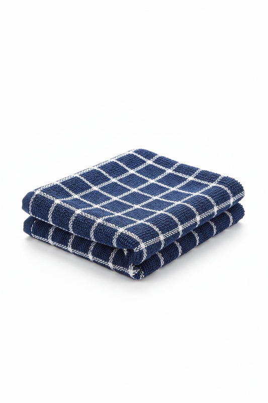 Mrs. Anderson's Terry Kitchen Towel - Navy
