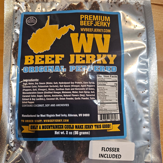 WV Beef Jerky Spicy Original Pepper