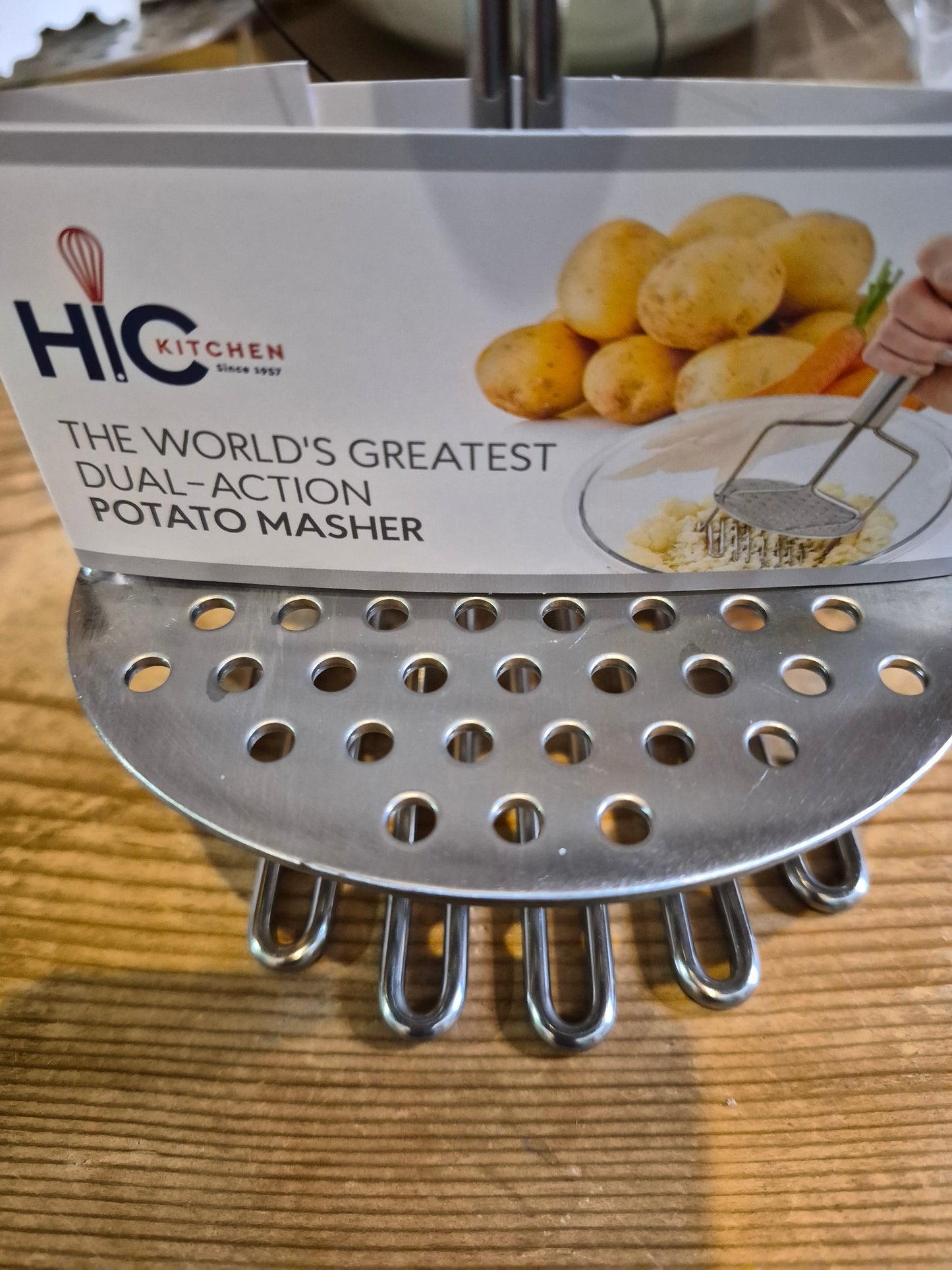 HIC Dual Action Potato Masher