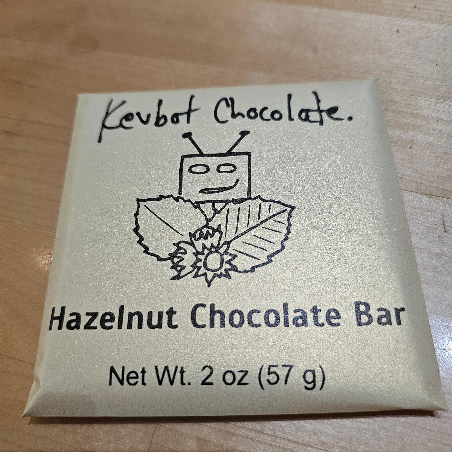 Kevbot Hazelnut Chocolate Bar