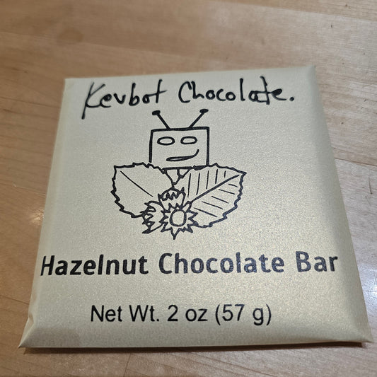 Kevbot Hazelnut Chocolate Bar