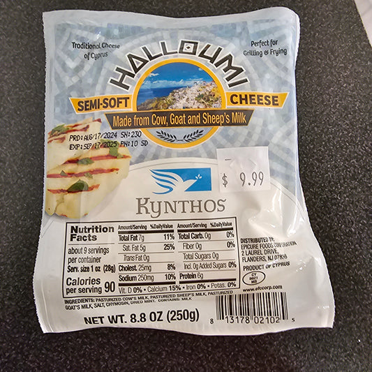 Halloumi Kynthos  Cow Goat Sheep Milk
