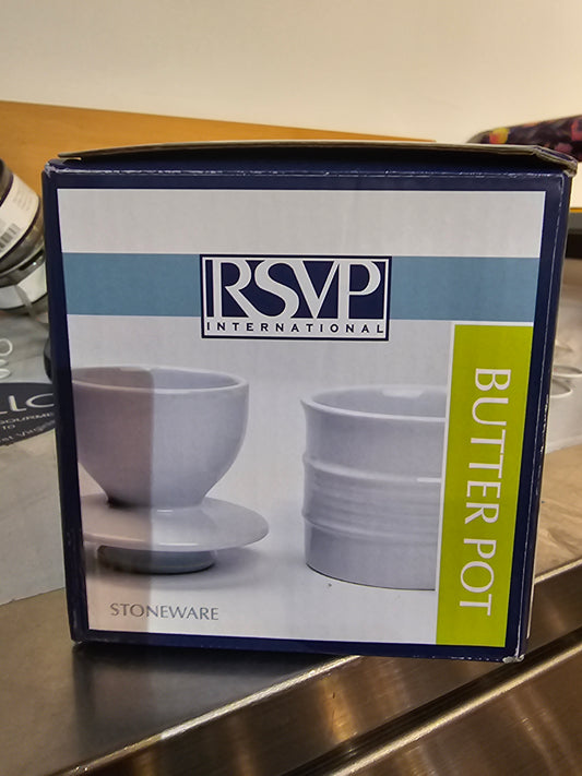 RSVP Butter Pot White