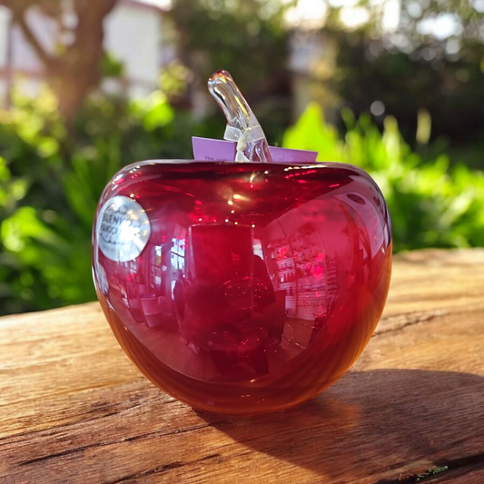 Blenko Ruby Apple