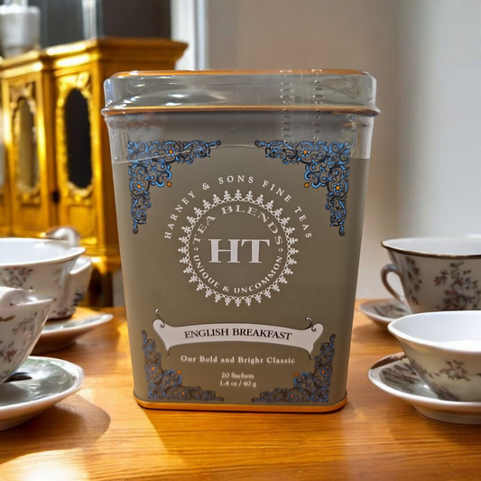 Harney & Sons Classic Tin English Breakfast Sachets in Tin 20 Ct.