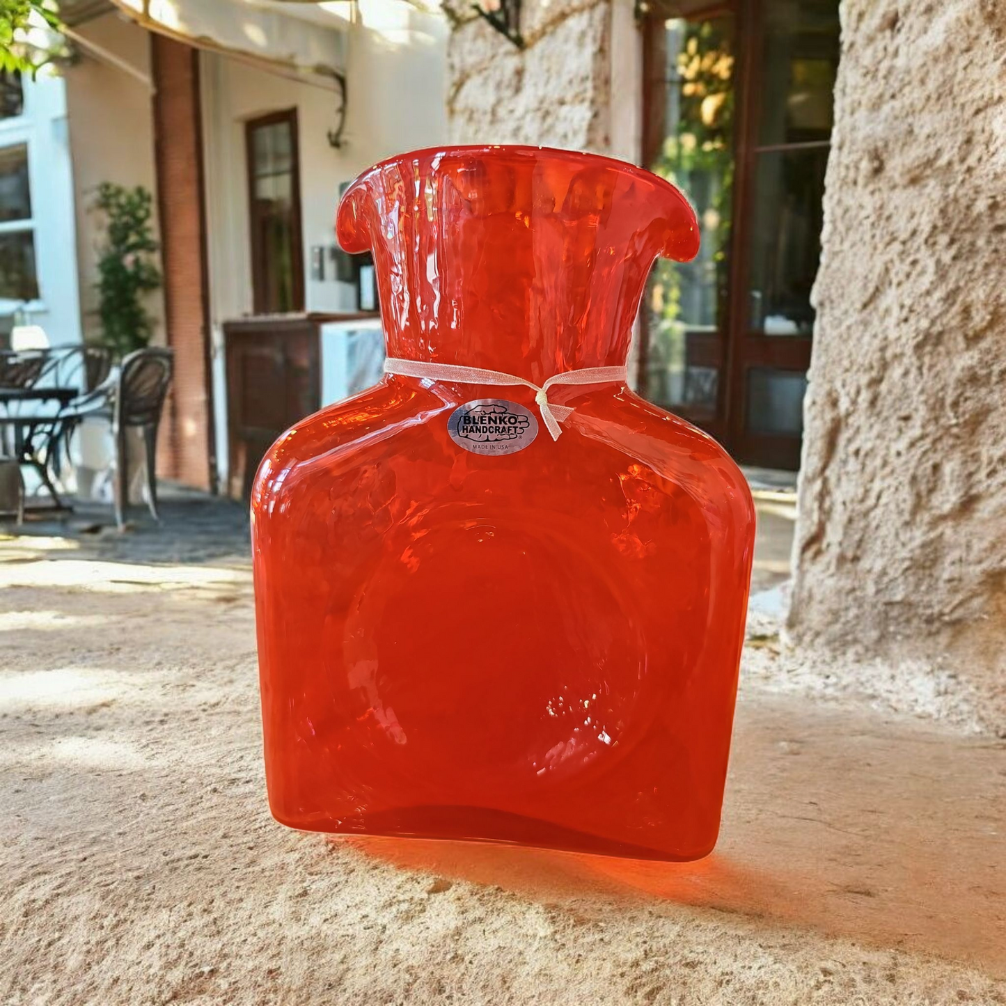 Blenko Dreamsicle Large Water Bottle