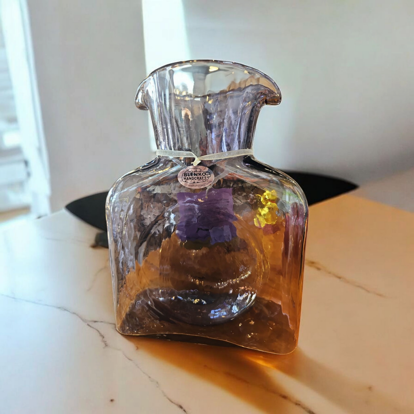Blenko Heliotrope Small Water Bottle