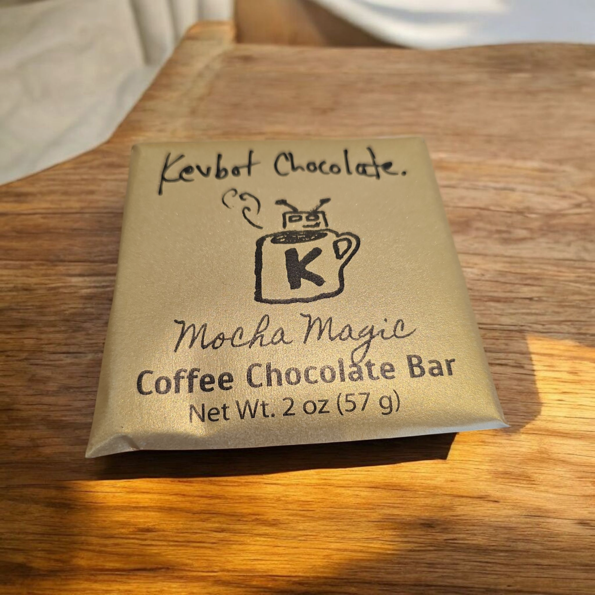 Kevinbot Kevbot Mocha Magic Chocolate Bar – Bella The Corner Gourmet
