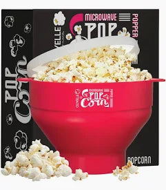 Olivelle Silicon Microwave Popcorn Popper - Watermelon Color
