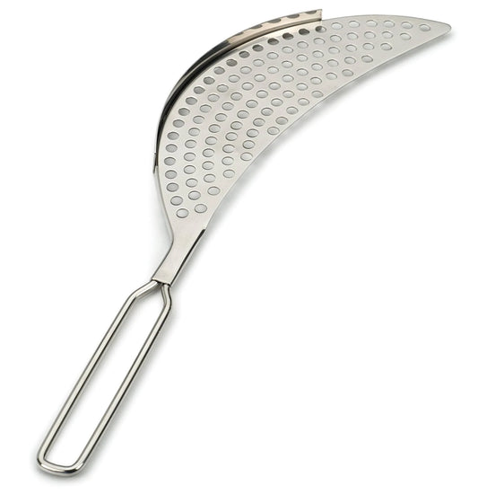 Crescent strainer