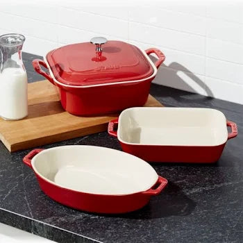 Staub Ceramic Ovenware Set 4 pc. - Cherry