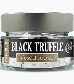 Olivelle Black Truffle Infused Sea Salt - 2.3 oz