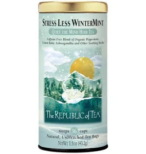 Republic of Tea Stress Less Wintermint