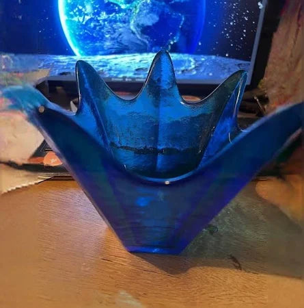 Blenko Cobalt Star Bowl