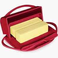 Butterie Red Butter Dish
